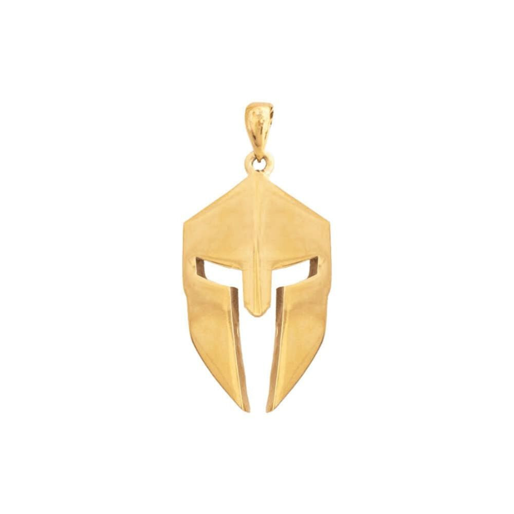 SPARTAN HELMET NECKLACE - GOLD