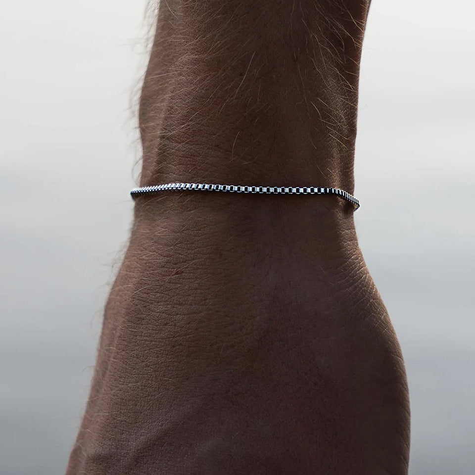 BOX BRACELET - SILVER