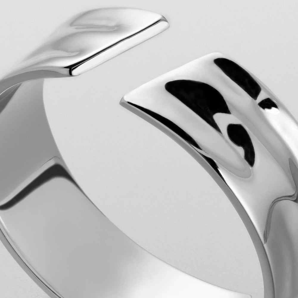 TIDAL CURVE RING - SLIVER