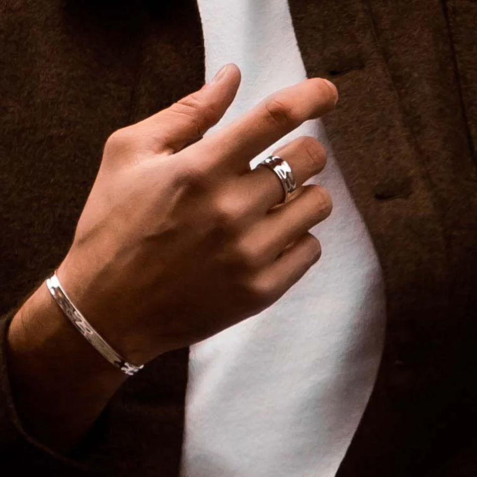 TIDAL CURVE RING - SLIVER