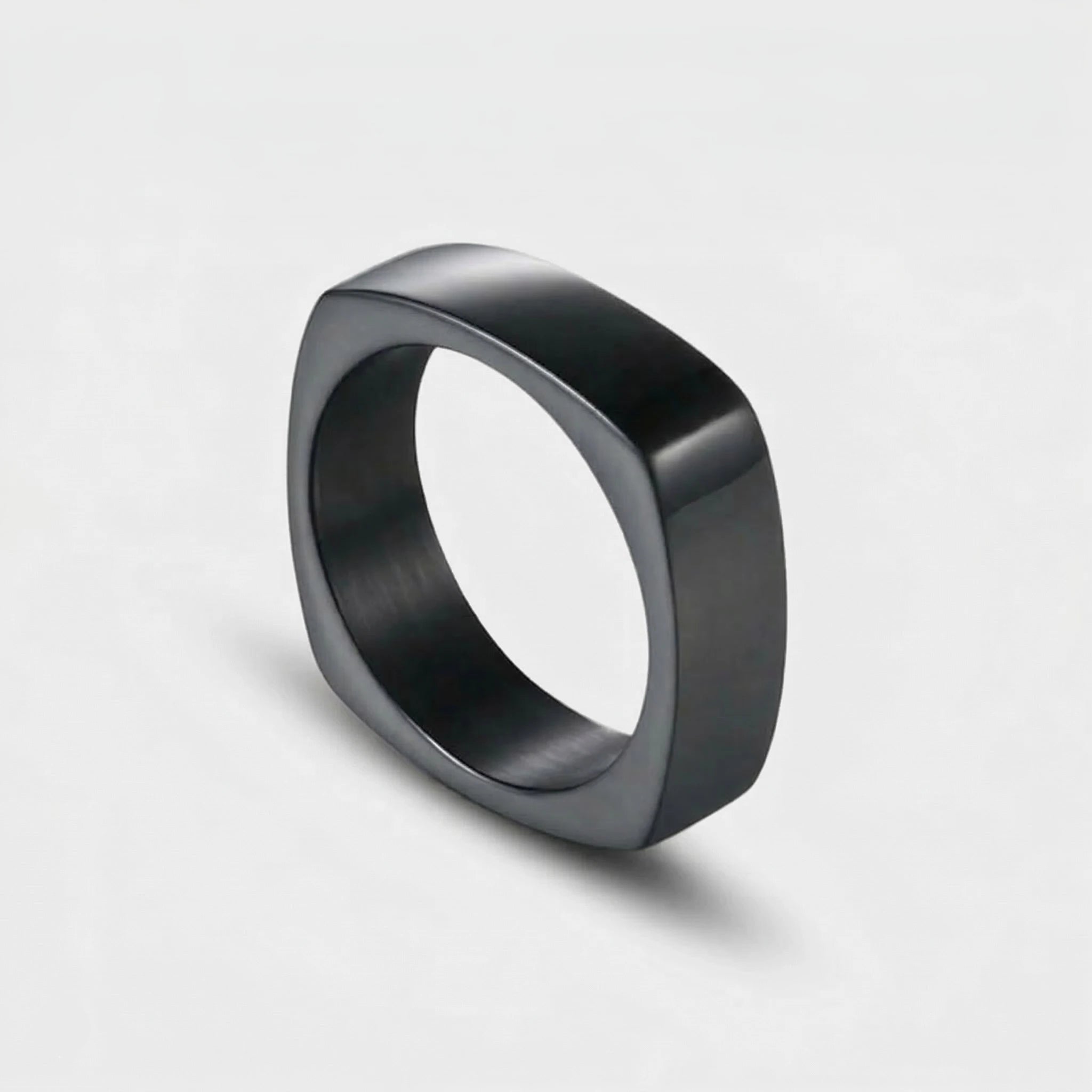 BOUJISPHERE - THIN SQUARE RING - BLACK