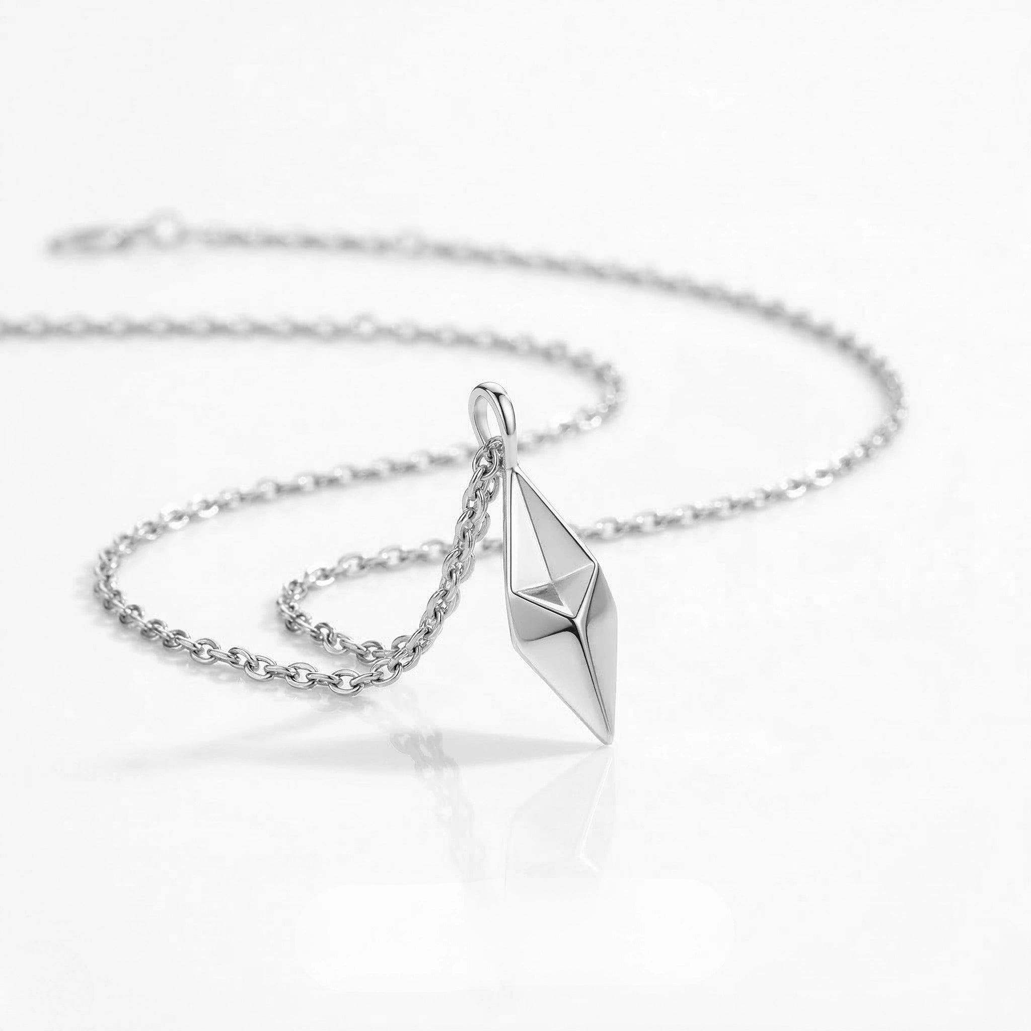 BOUJISPHERE HEPHAESTUS DIAMOND NECKLACE - SILVER