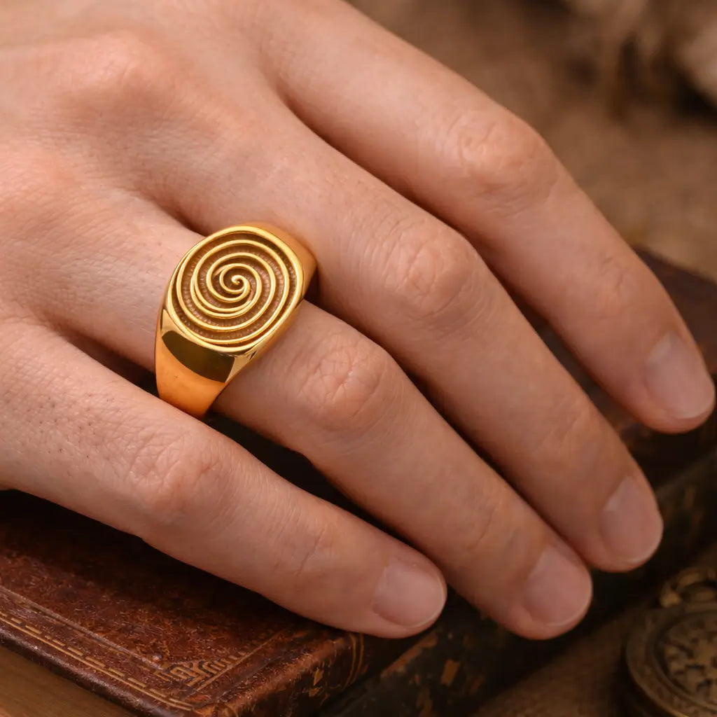 SPIRAL RING - GOLD