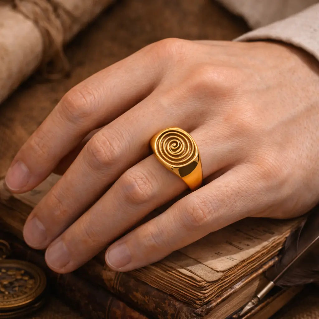 SPIRAL RING - GOLD