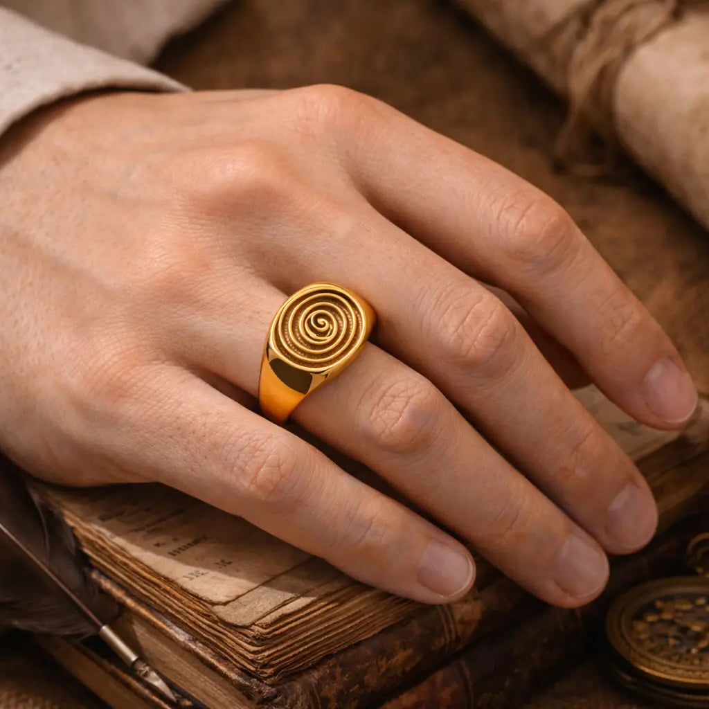 SPIRAL RING - GOLD