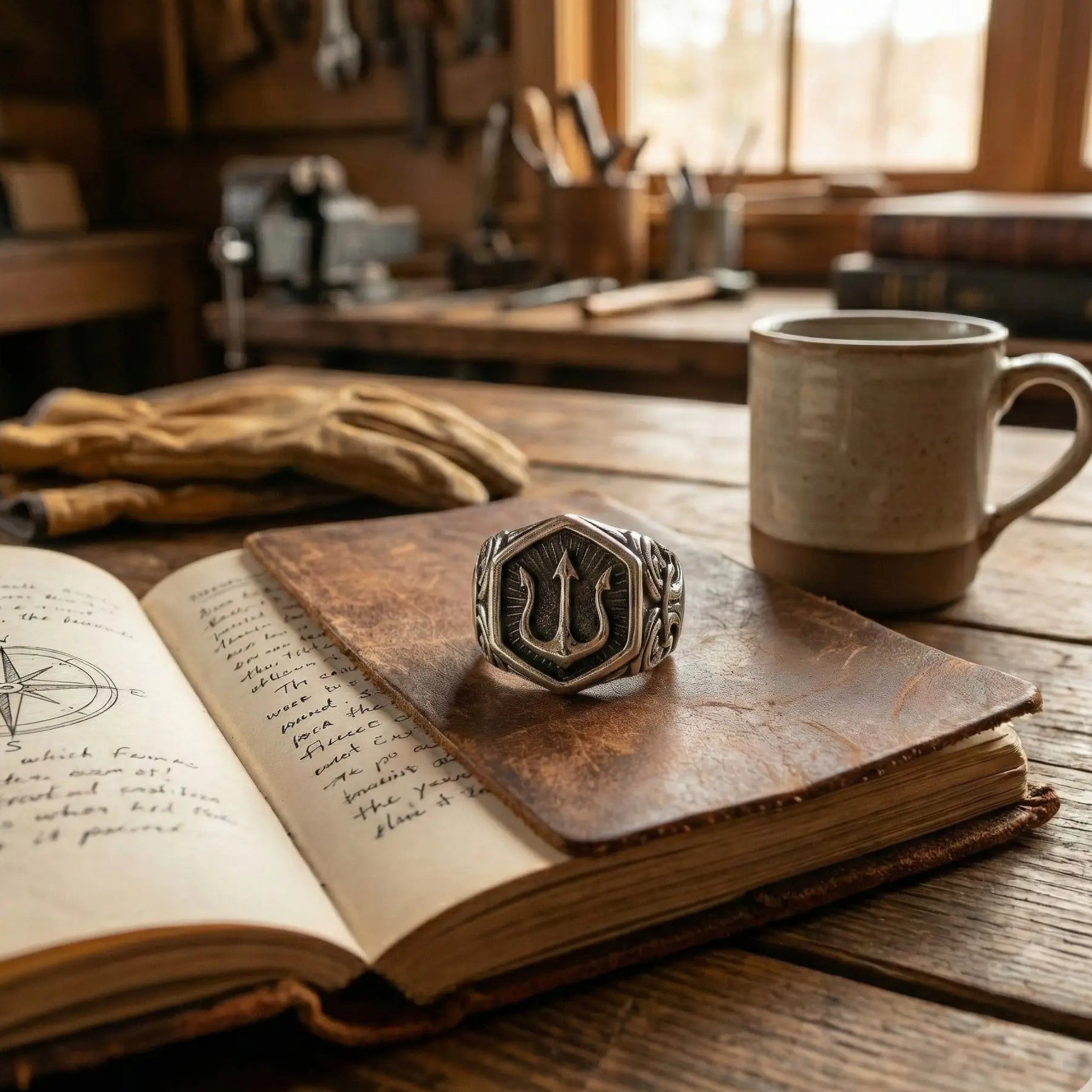 POSEIDON RING - SILVER