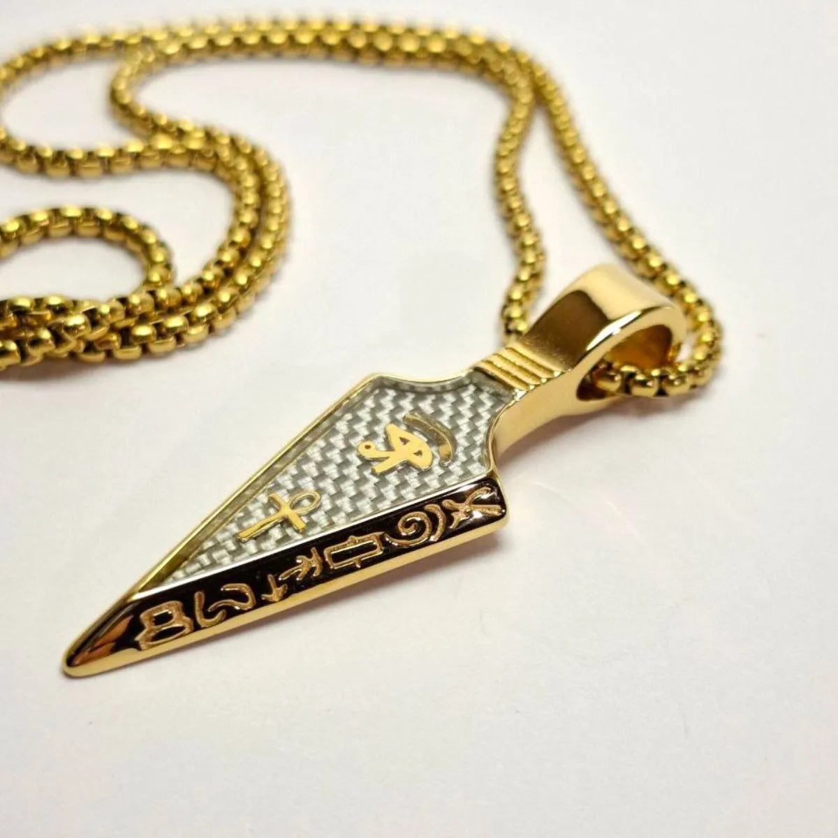 HORUS EYE NECKLACE - GOLD