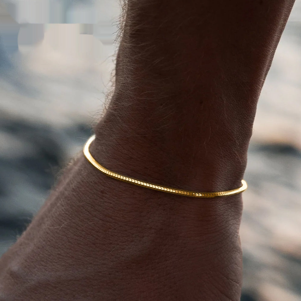 OCTAGONAL BRACELET - GOLD