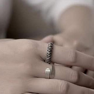 BRAIDED RING – SILVER - Boujisphere