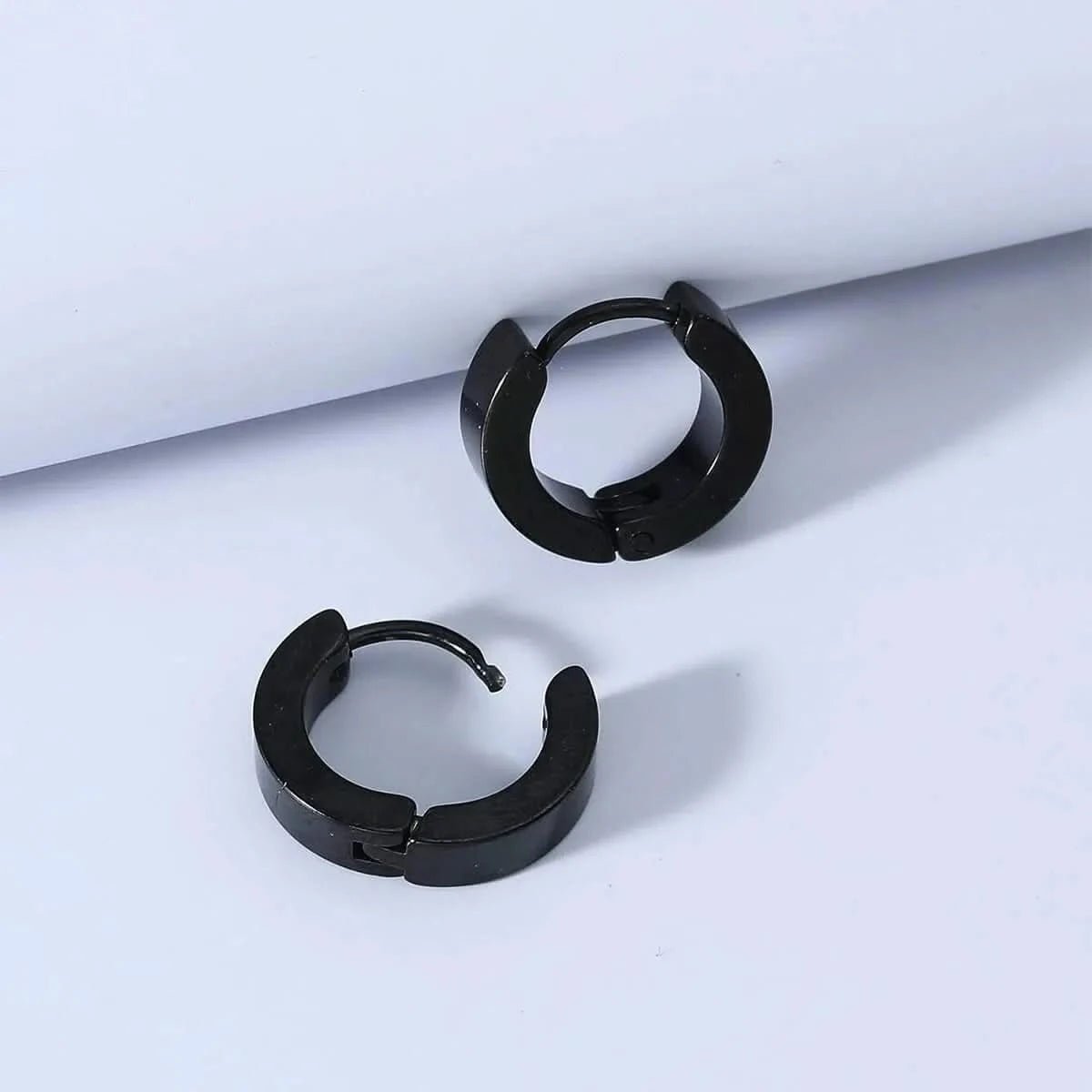 CIRCLE EARRING - BLACK - Boujisphere