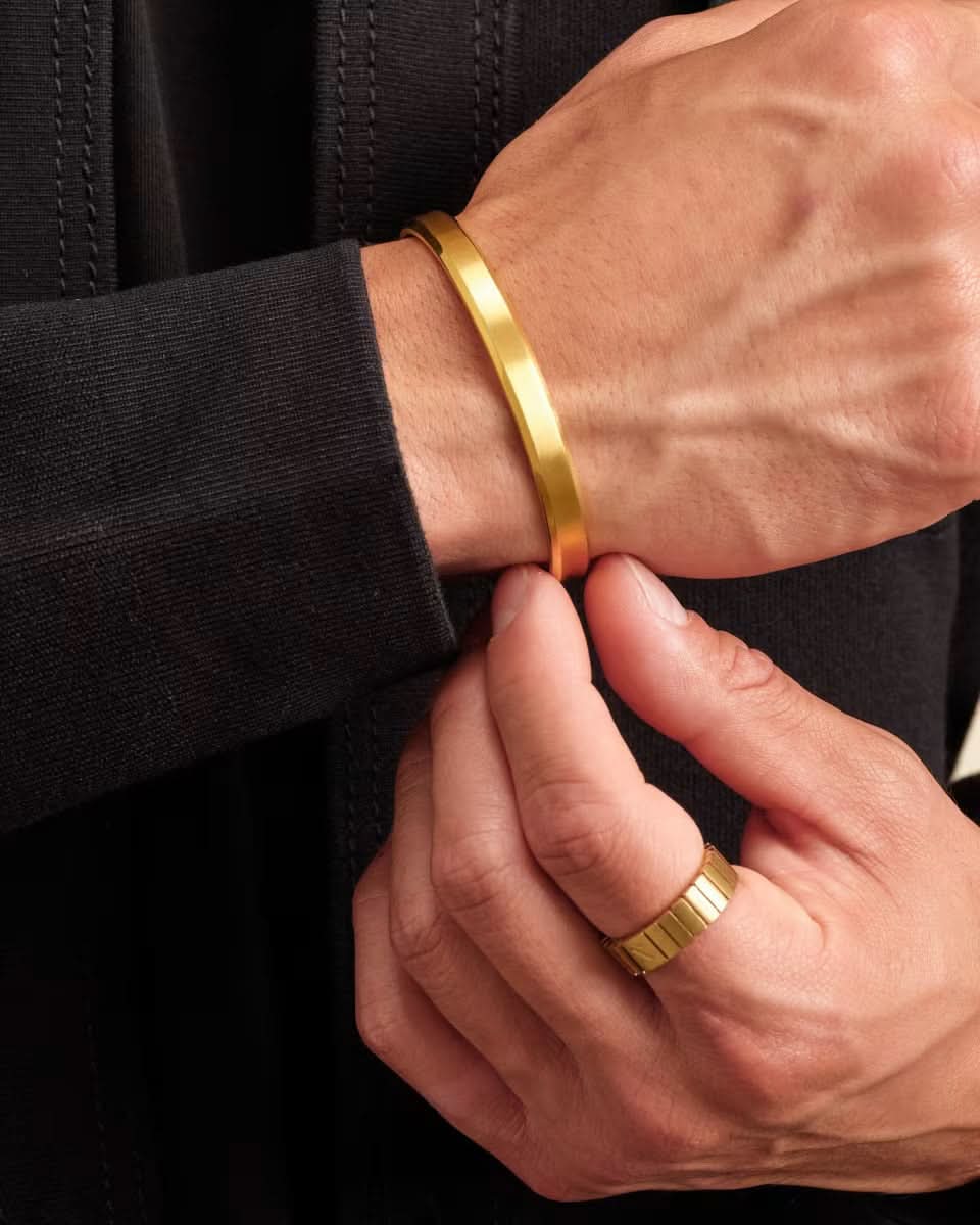 CUFF BRACELET - GOLD - Boujisphere