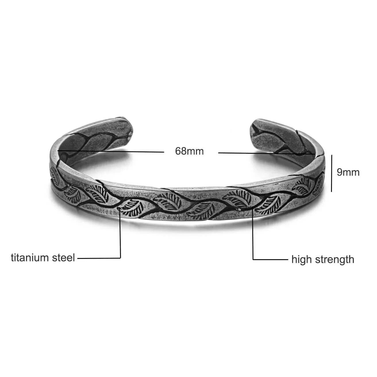 CUFF BRACELET - GRAY - Boujisphere