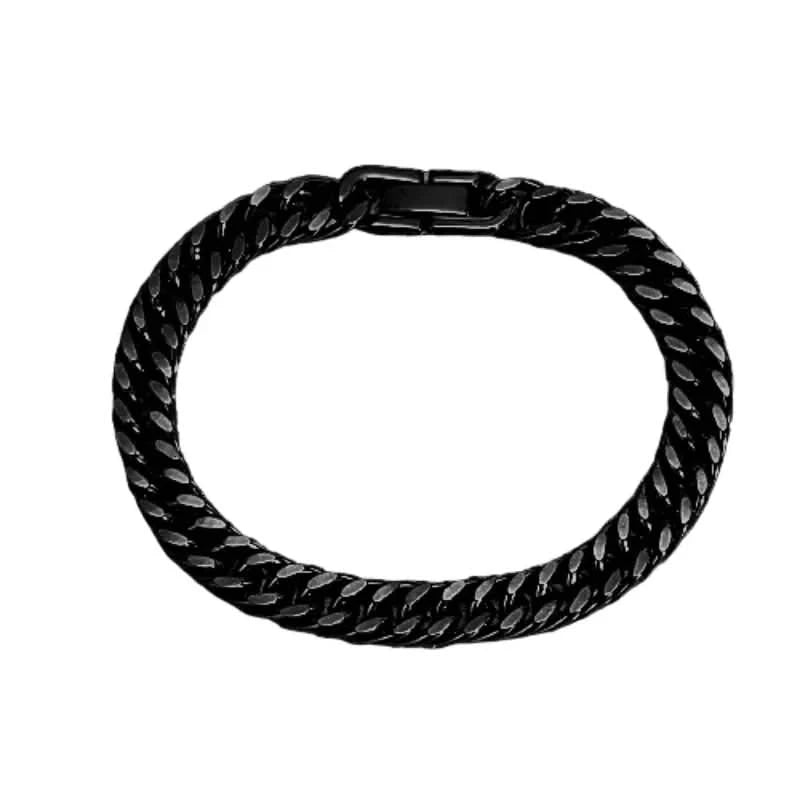 CURB BRACELET - BLACK - Boujisphere
