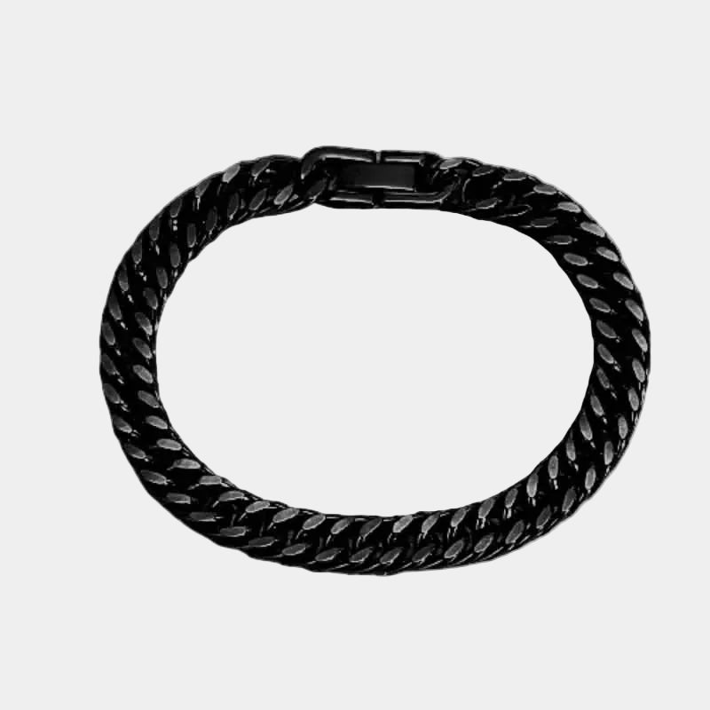 CURB BRACELET - BLACK - Boujisphere
