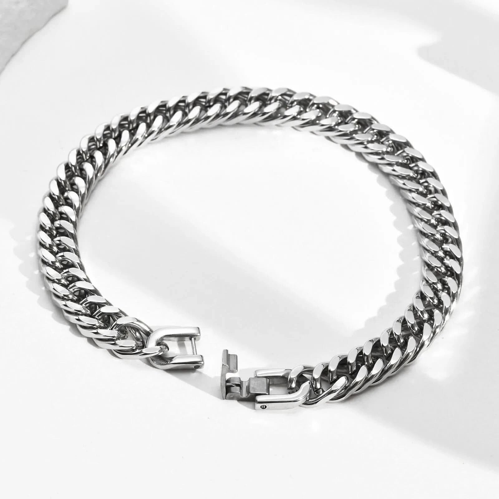 CURB BRACELET - SILVER - Boujisphere