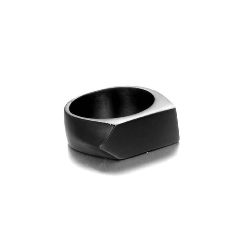 FLAT - TOP RING - BLACK - Boujisphere