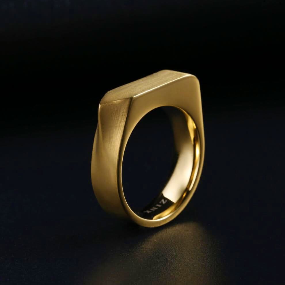 FLAT - TOP RING - GOLD - Boujisphere