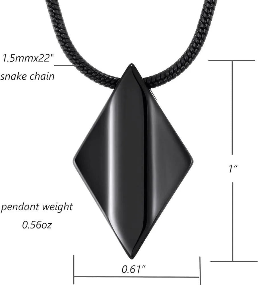 HEPHAESTUS GEM NECKLACE - BLACK - Boujisphere