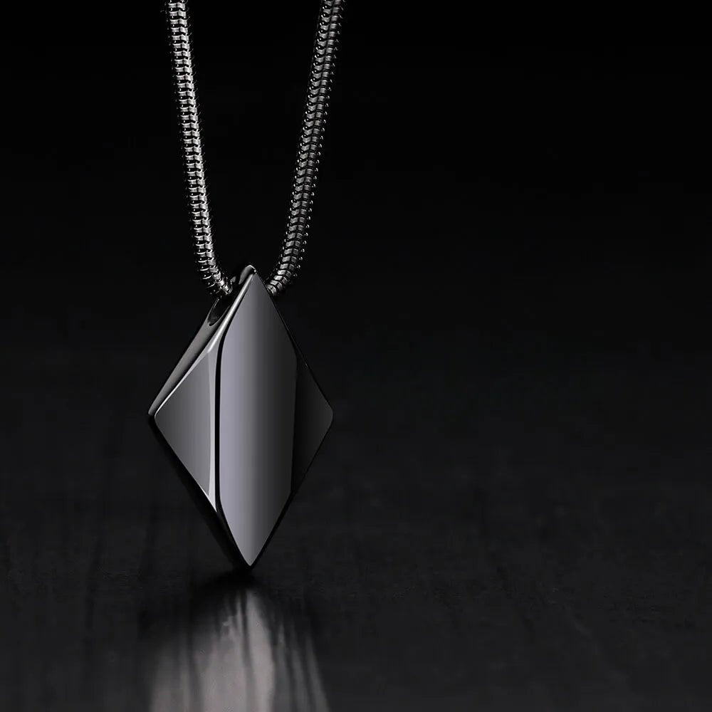 HEPHAESTUS GEM NECKLACE - BLACK - Boujisphere