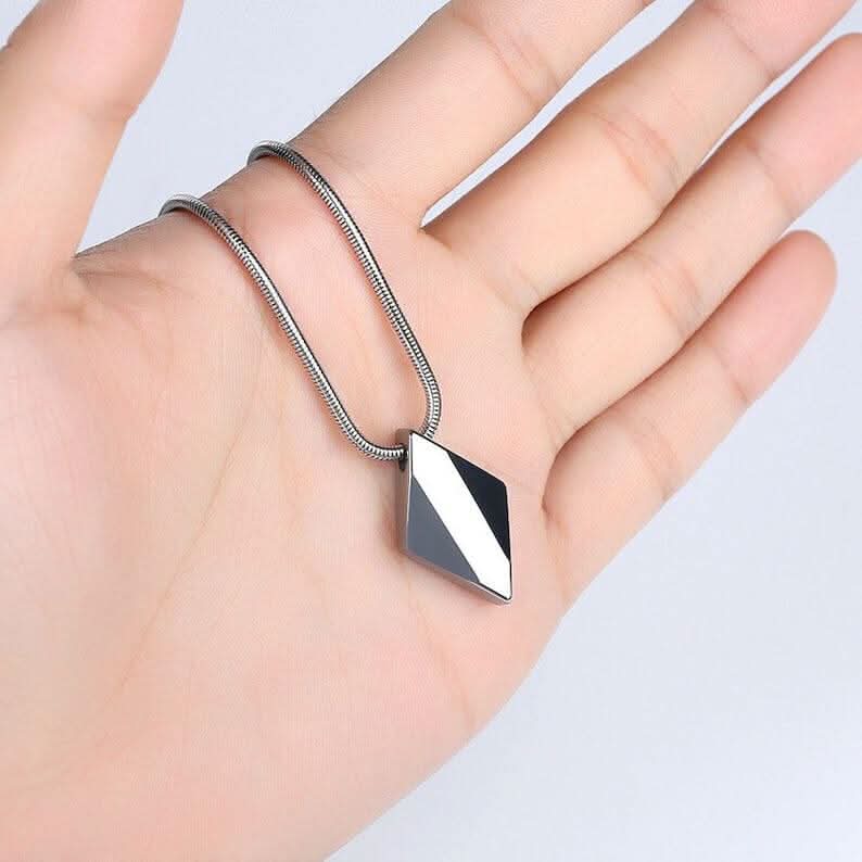 HEPHAESTUS GEM NECKLACE - SILVER - Boujisphere