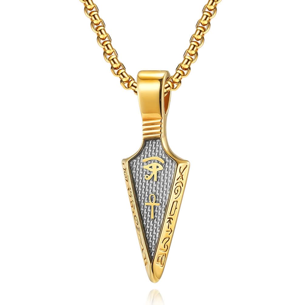 HORUS EYE NECKLACE - GOLD - Boujisphere