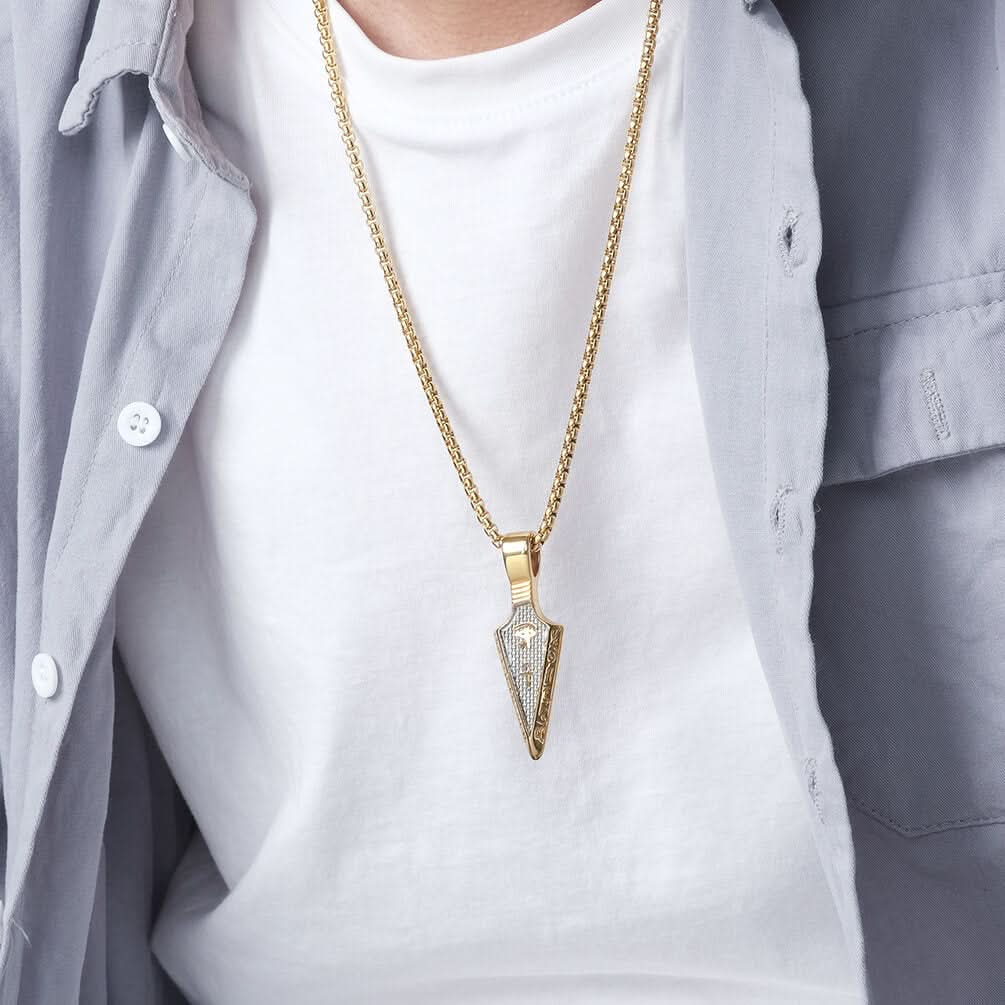 HORUS EYE NECKLACE - GOLD - Boujisphere