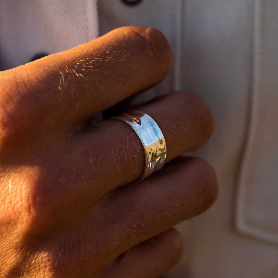 TIDAL CURVE RING - SLIVER