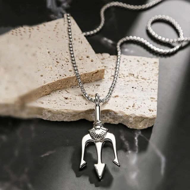 POSEIDON NECKLACE - SILVER - Boujisphere