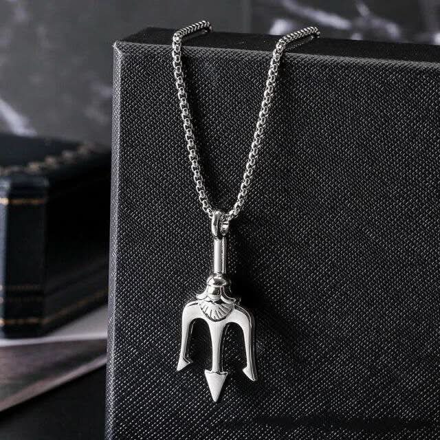 POSEIDON NECKLACE - SILVER - Boujisphere