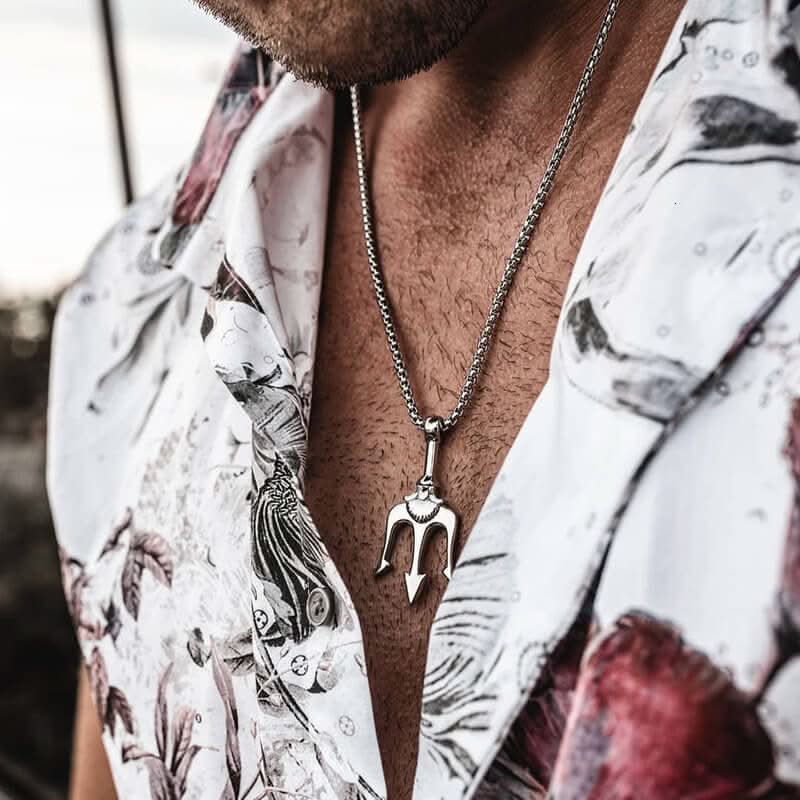 POSEIDON NECKLACE - SILVER - Boujisphere