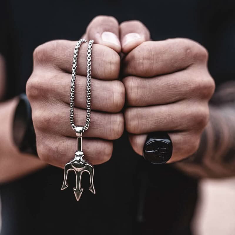 POSEIDON NECKLACE - SILVER - Boujisphere