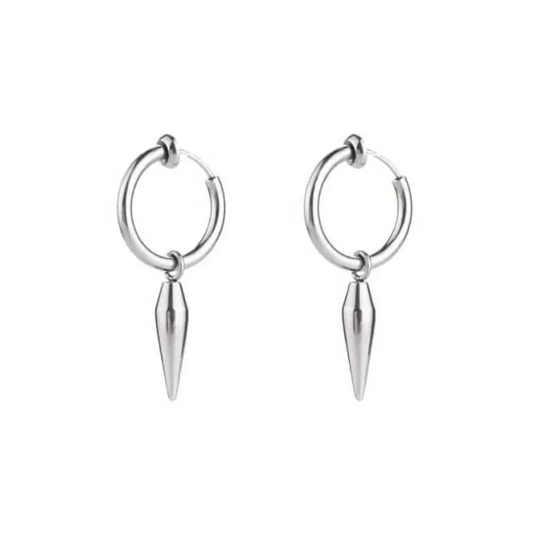 SPIKE EARRING - SILVER - Boujisphere