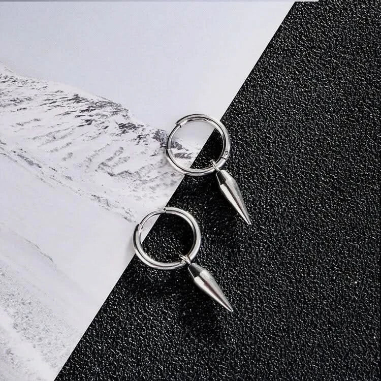 SPIKE EARRING - SILVER - Boujisphere