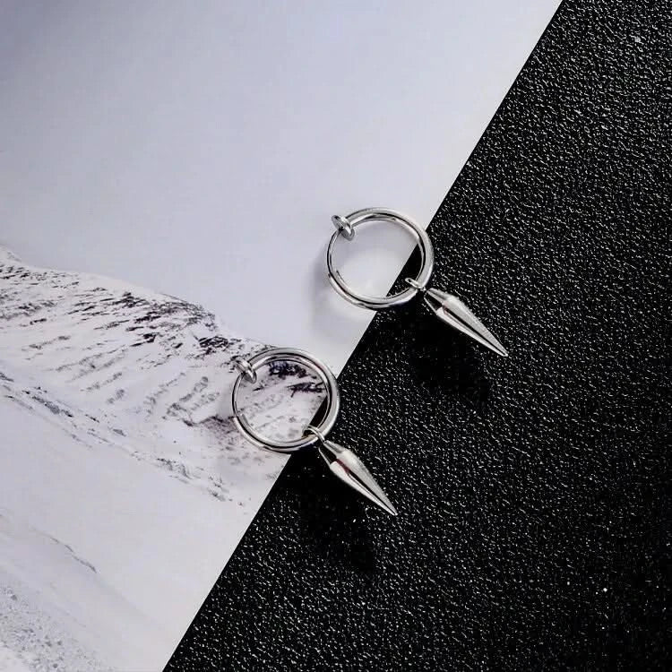 SPIKE EARRING - SILVER - Boujisphere