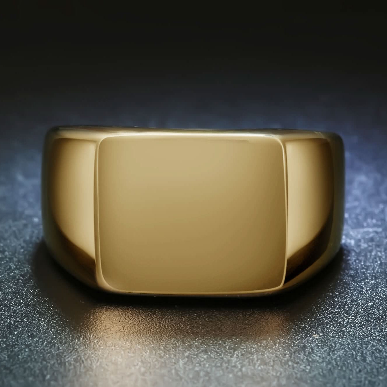 SQUARE RING - GOLD - Boujisphere