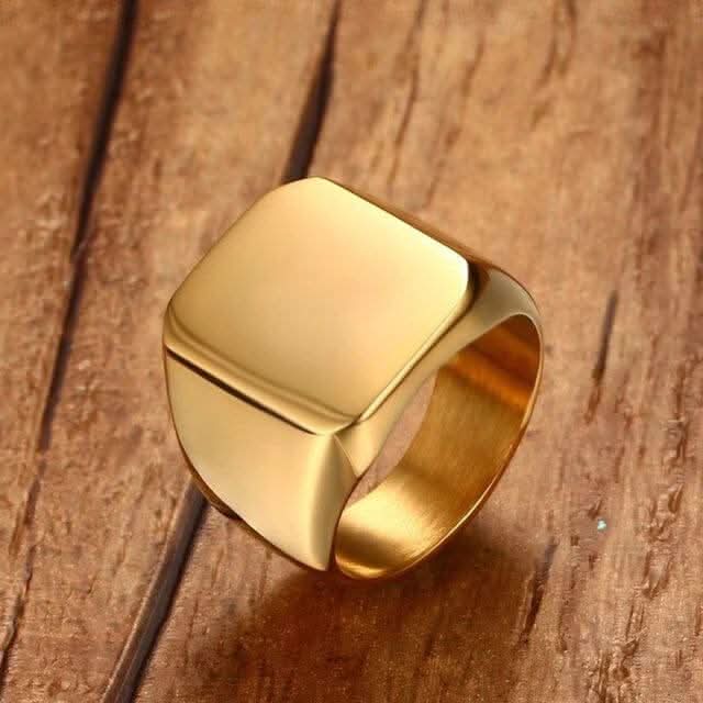 SQUARE RING - GOLD - Boujisphere