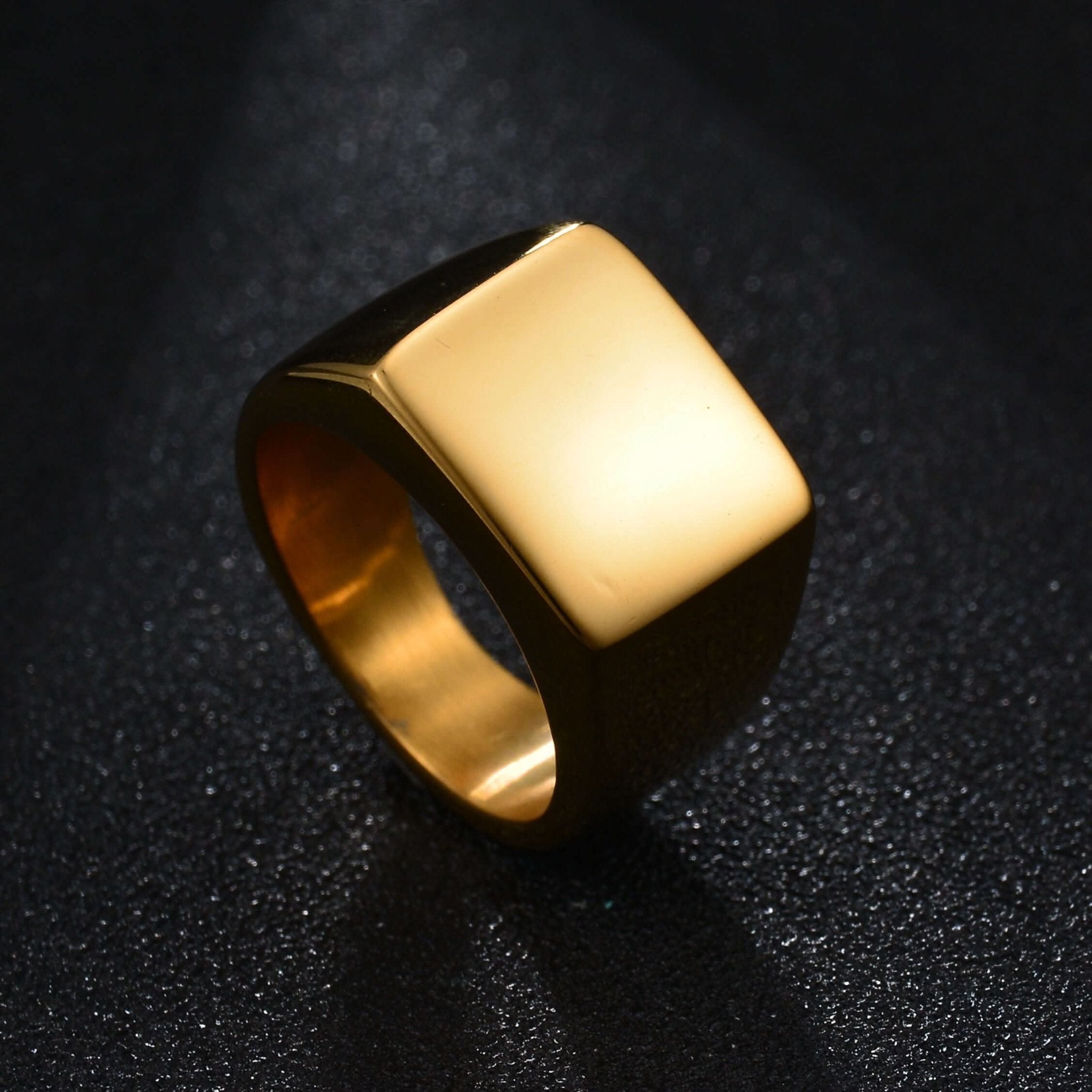 SQUARE RING - GOLD - Boujisphere