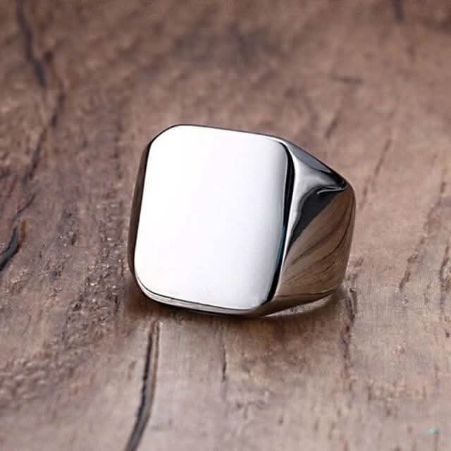 SQUARE RING - SILVER - Boujisphere
