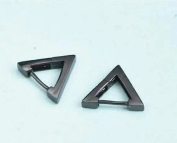 TRIANGLE EARRING - BLACK - Boujisphere