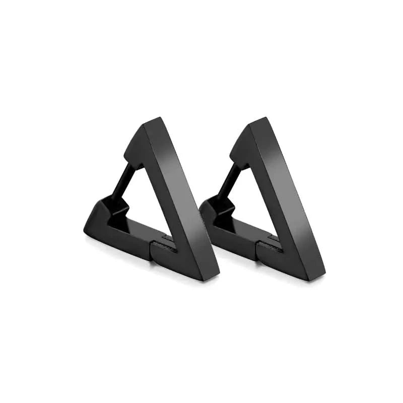 TRIANGLE EARRING - BLACK - Boujisphere