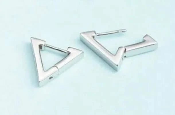 TRIANGLE EARRING - SILVER - Boujisphere
