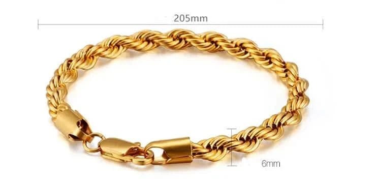 TWIST CHAIN BRACELET - GOLD - Boujisphere