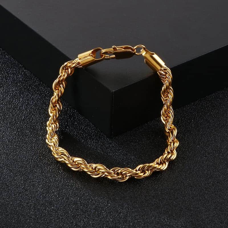 TWIST CHAIN BRACELET - GOLD - Boujisphere