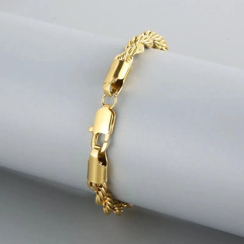 TWIST CHAIN BRACELET - GOLD - Boujisphere