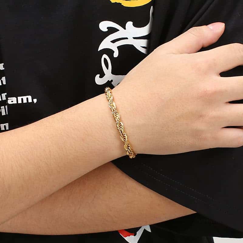 TWIST CHAIN BRACELET - GOLD - Boujisphere