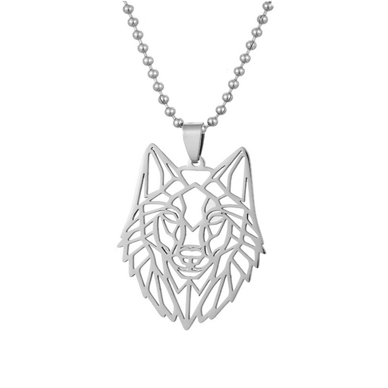 WOLF NECKLACE - SILVER - Boujisphere