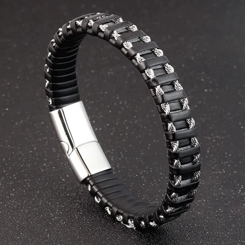 WOVEN BRACELET - BLACK - Boujisphere