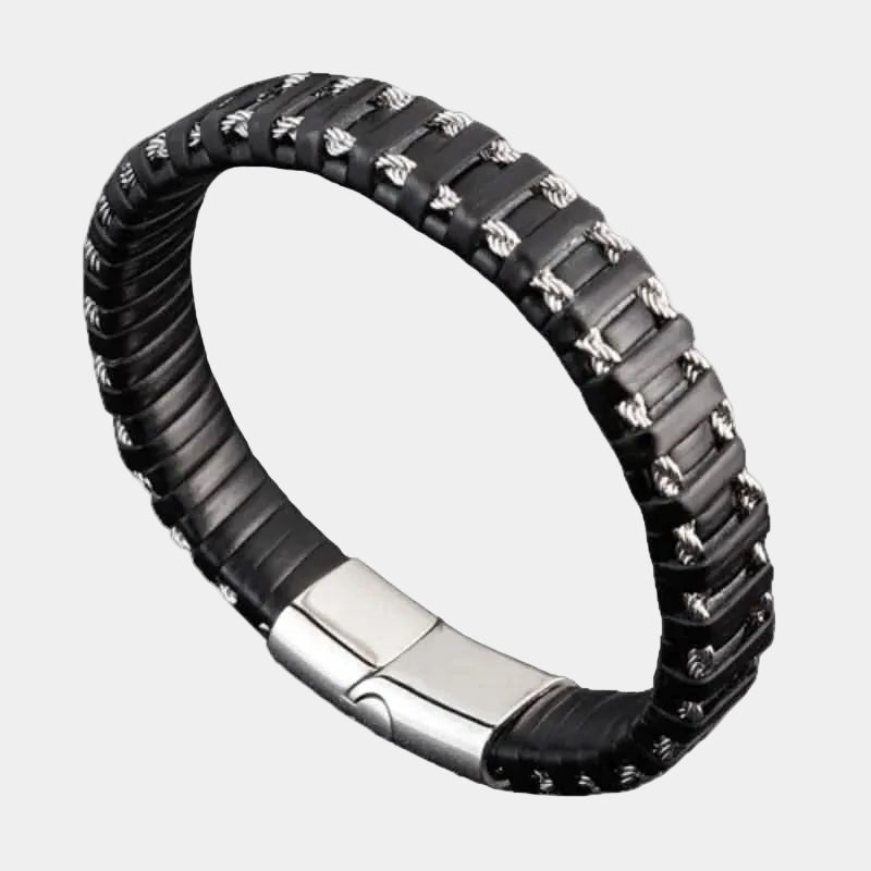 WOVEN BRACELET - BLACK - Boujisphere