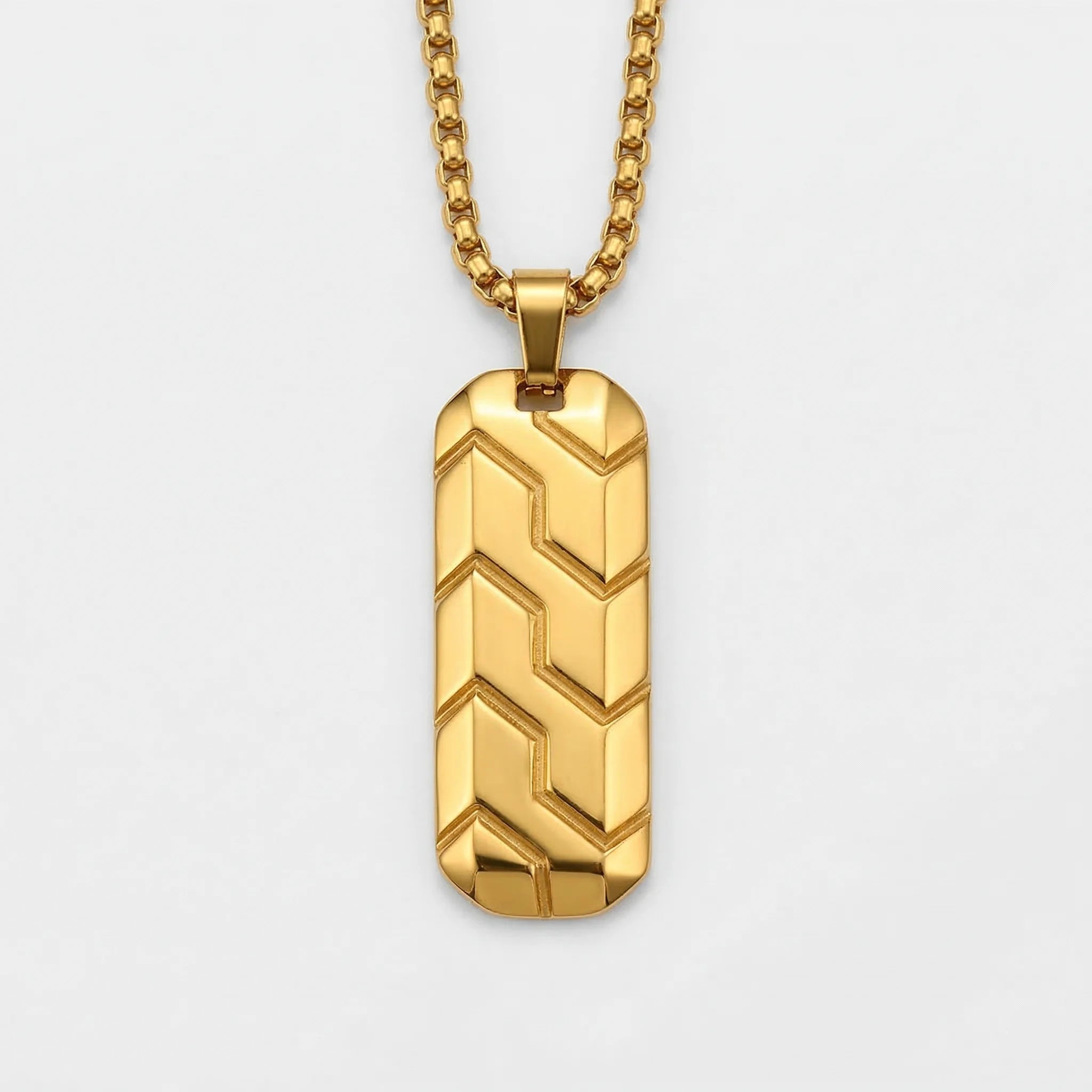 BOUJISPHERE - HEPHAESTUS HEXAGONAL NECKLACE - GOLD