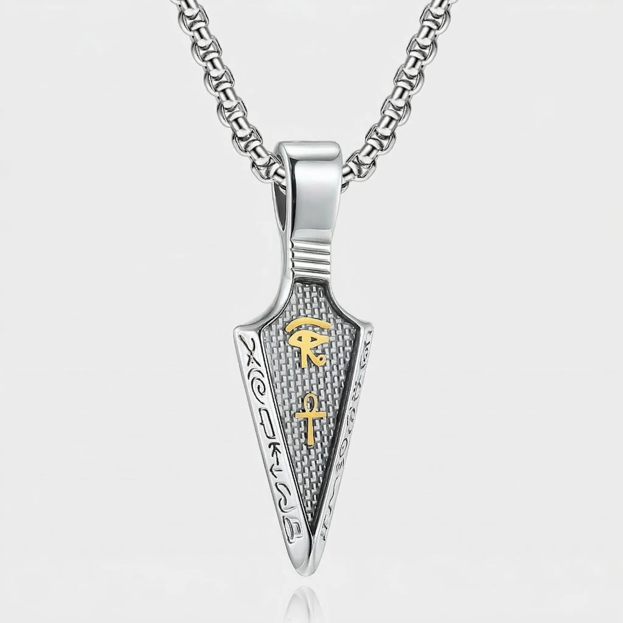 BOUJISPHERE - HORUS EYE NECKLACE - SILVER